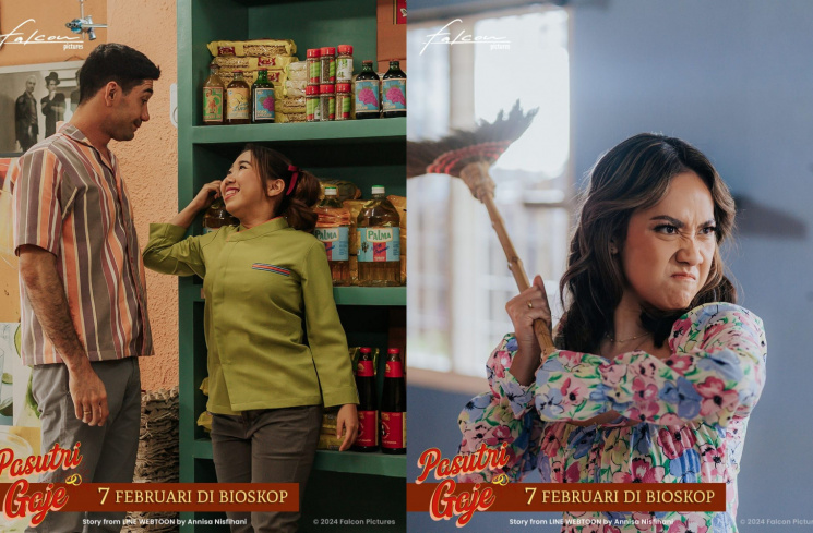 Kolase adegan dalam film Pasutri Gaje [Falcon Pictures]