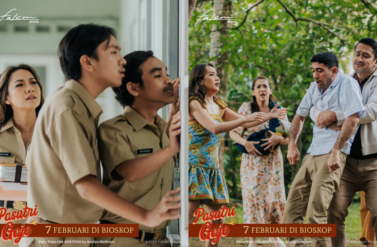 Kolase adegan dalam film Pasutri Gaje [Falcon Pictures]