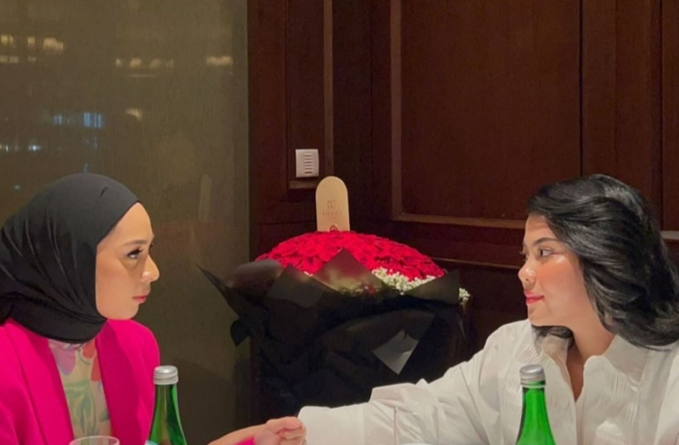 Ira Nandha bertemu dengan Hanum Mega [Instagram @iranndha]