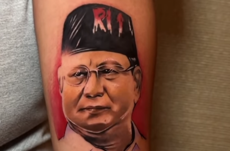 Pamer Tato Muka Prabowo RI 1, Hendric Shinigami Disindir: Yakin Menang Tuh?. (tangkapan layar/Instagram) (Instagram)