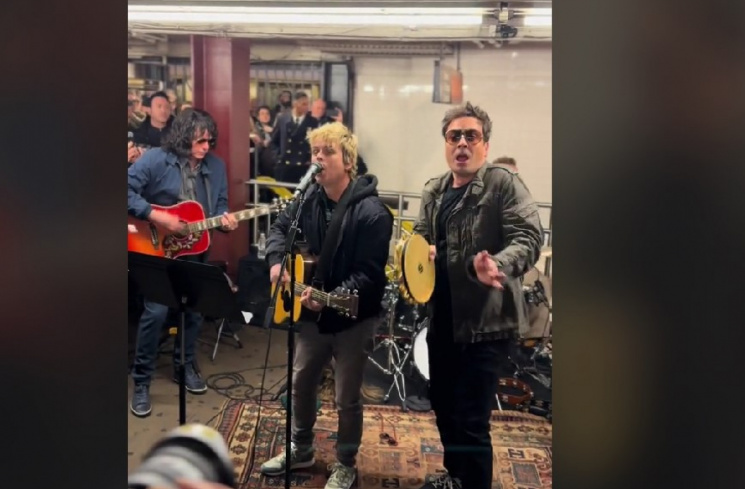 Green day dan Jimmy Fallon (Tangkapan layar Tiktok)