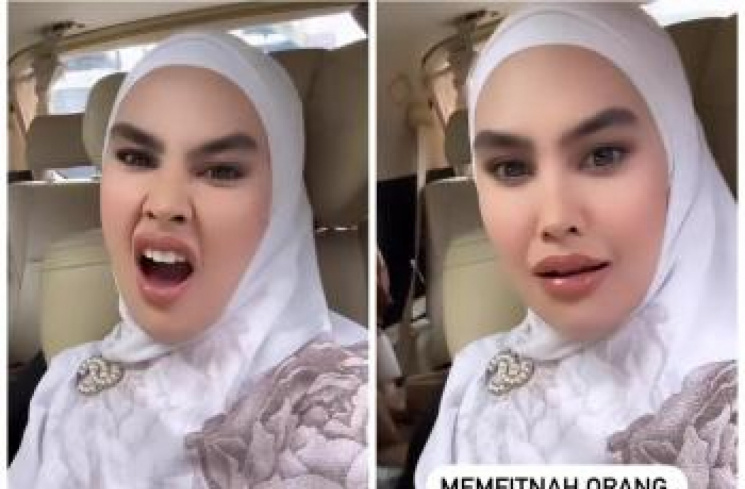 Kartika Putri bikin video TikTok (TikTok/@babyaecd92w)