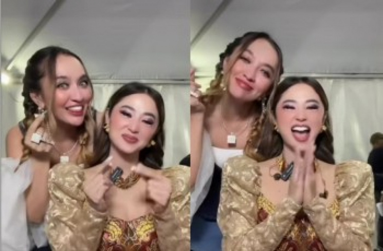 Indah Sari dan Dewi Perssik (Instagram/@indahsariofficial)