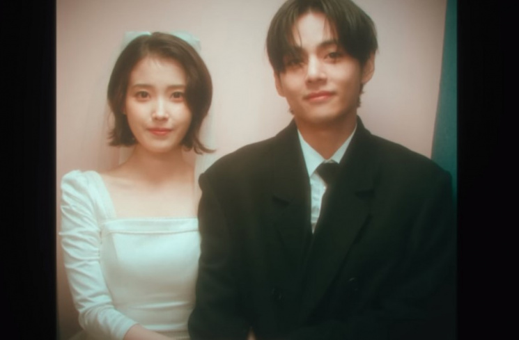Salah satu scane V BTS dan IU [Tangkapan layar]