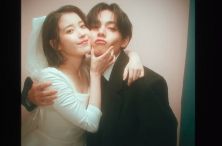 IU dan V BTS di Love Wins All (Tangkapan layar youtube.com)