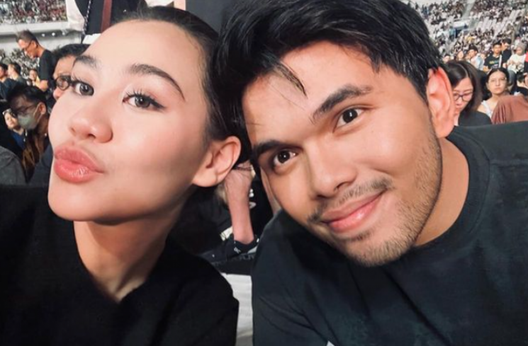 Aaliyah Massaid dan Thariq Halilintar (Instagram @thariqhalilintar)