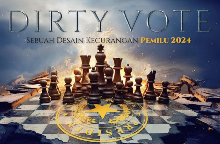 Poster film dokumenter Dirty Vote [Instagram/@dandhy_laksono]