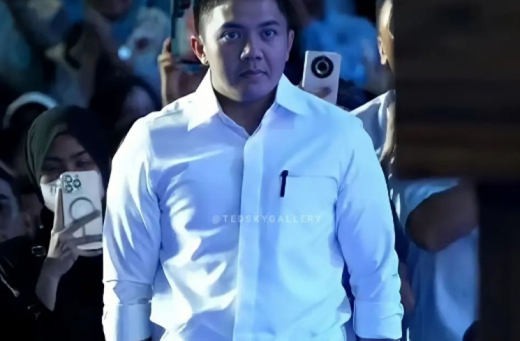 Ajudan Prabowo Mayor Teddy. (tangkapan layar/ist)