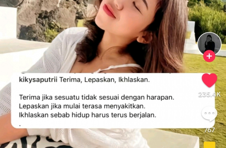 Kikky Saputri [Tiktok/@vibessad244]
