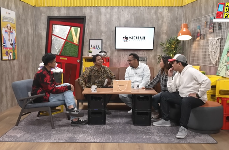 Dede Sunandar ketika tampil di podcast [Tangkap layar YouTube YouTube Kaesang Pangarep]
