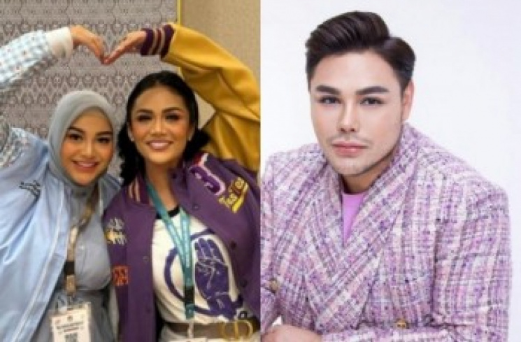 Wajah Aurel Hermansyah disebut mirip Ivan Gunawan (Instagram)