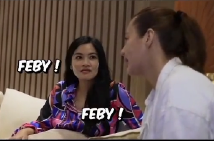 Titi Kamal dan Paula Verhoeven. (tangkapan layar/ist)