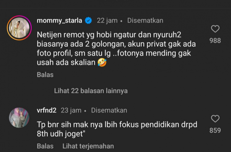 Inara Rusli Mati-matian Bela Sang Buah Hati Yang Sedang Dirundung: Anak Sekecil Itu Berkelahi Dengan Netizen [Instagram(@mommy_starla)]