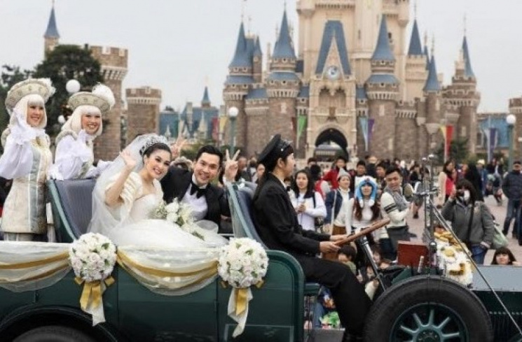 Pernikahan Sandra Dewi dan Harvey Moeis. (suara.com)