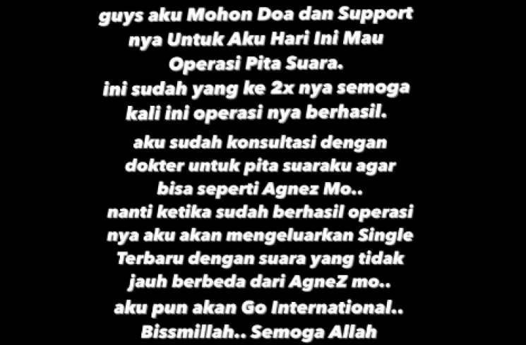 Curhatan Lucinta Luna ingin kembali menjalani operasi pita suara. (tangkapan layar/TikTok.