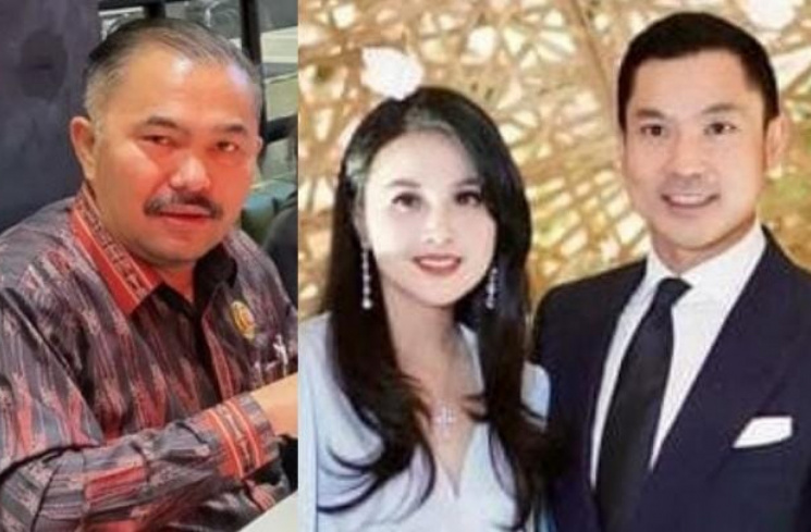 Kolase foto Kamaruddin Simanjuntak, Sandra Dewi dan Harvey Moeis (Instagram/@kamaruddinsimanjuntaksh/@sandradewi88)