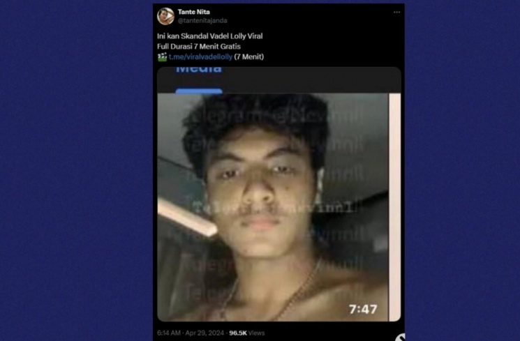 Link video syur diduga Lolly dan Vadel [Twitter @tantenitajanda]