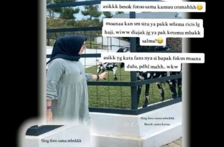 Chat Teuku Ryan dan Salma bocor di media sosial. (tangkapan layar/ist)