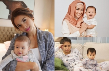 Deretan Artis Ini Lebih Mirip Kakak Adik saat Bersama Anaknya, Dua-duanya Menggemaskan!