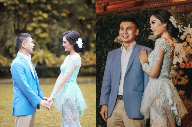 Raditya Dika dan Annisa Azizah saat lamaran