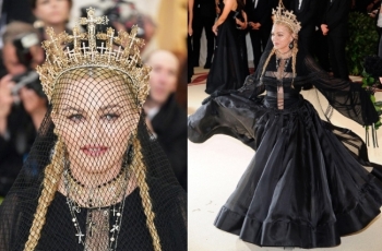 Bangga! Karya Desainer Indonesia Dipakai Madonna di Met Gala 2018