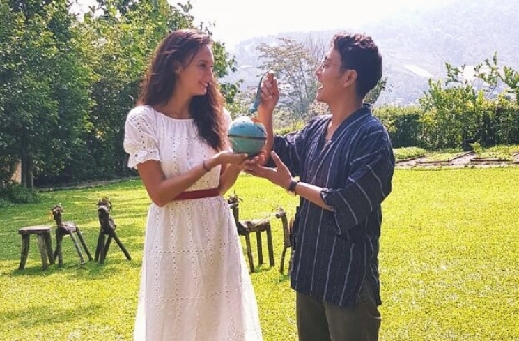 Nadine Chandrawinata dan Dimas Anggara