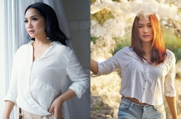 Nagita Slavina dan Marion Jola