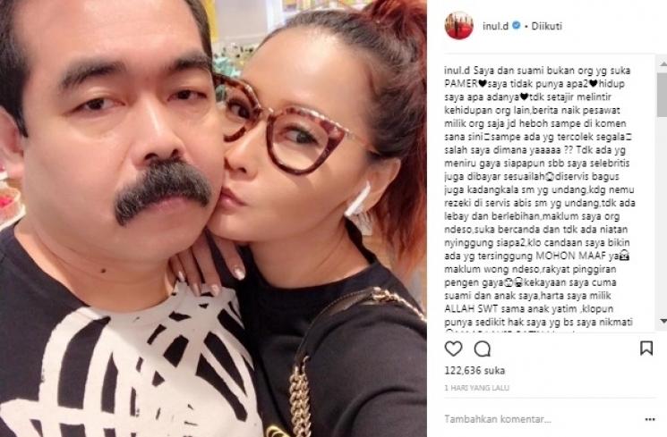 Pedangdut Inul Daratista. [Instagram]