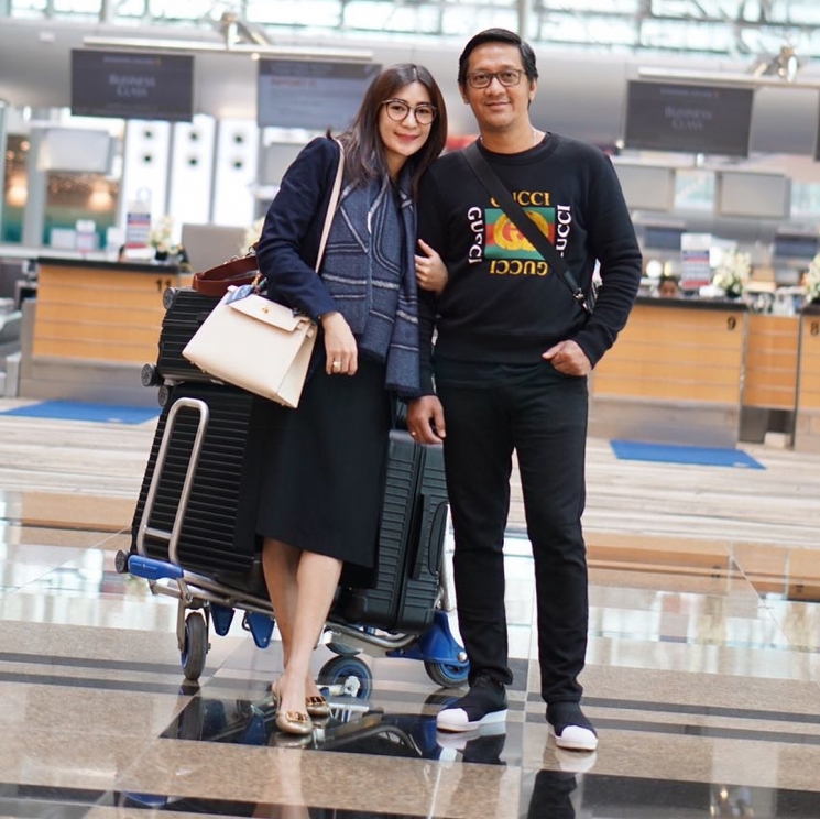 Andre Taulany dan Istri