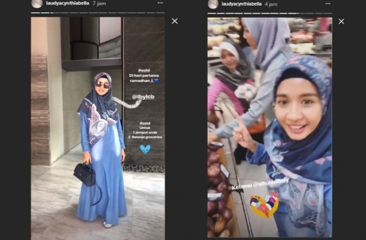 Capture Instagram Story Laudya Cynthia Bella