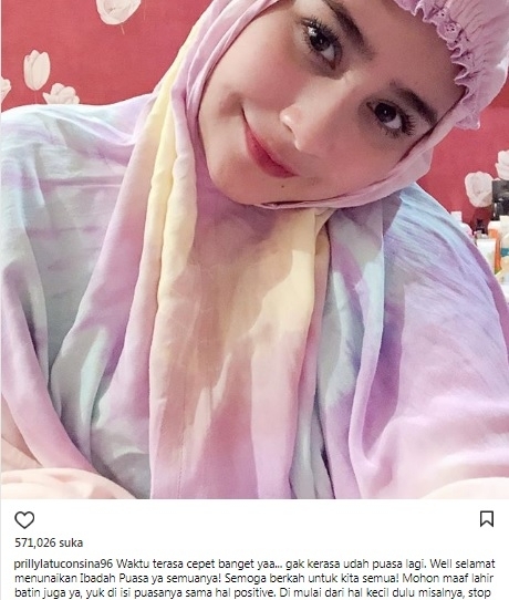 Postingan Instagram <a href='https://sumsel.tribunnews.com/tag/prilly-latuconsina' title='Prilly Latuconsina'>Prilly Latuconsina</a>.