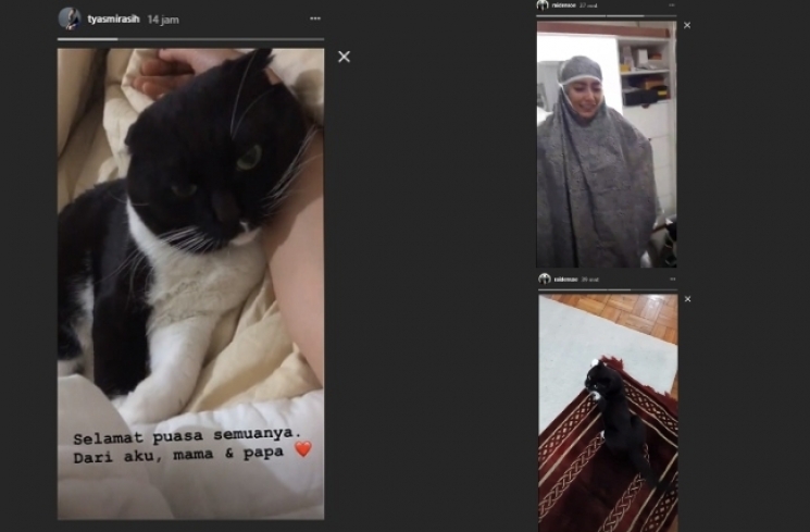 Capture Instagram Story Tysa Mirasih dan Raiden Soedjono