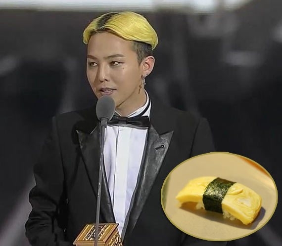 G Dragon rambut sushi