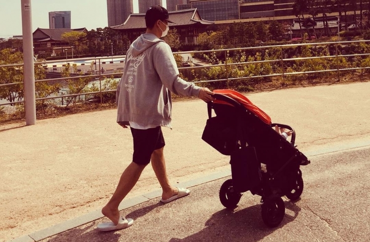 Gary dengan putranya/instagram@halyang_kanggary