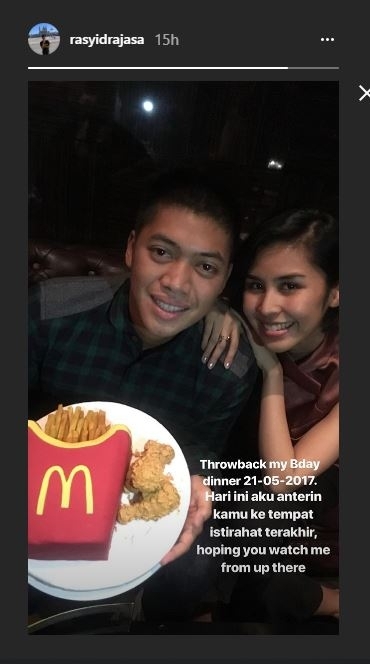 Instastory Rasyid Rajasa/instagram@rasyidrajasa