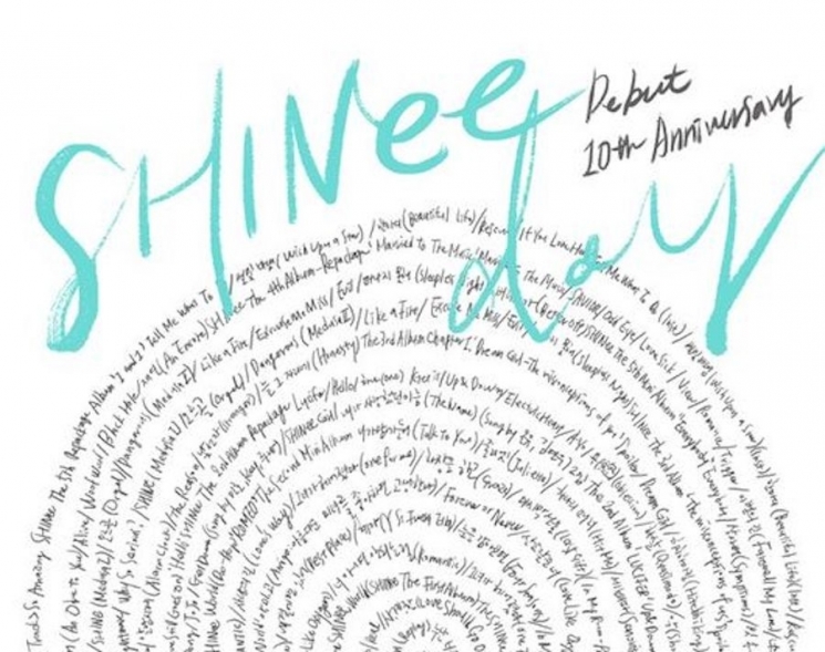 Poster Album Shinee 10th Anniversary