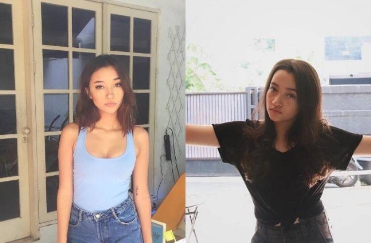 Carissa Perusset dan Megan Domani