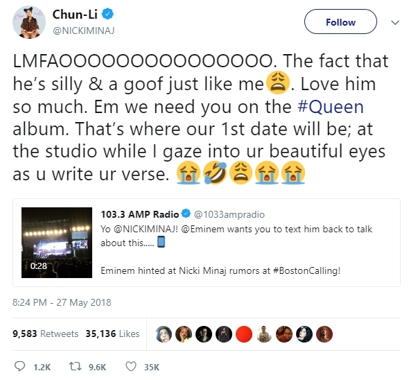 Tweet Nicki Minaj
