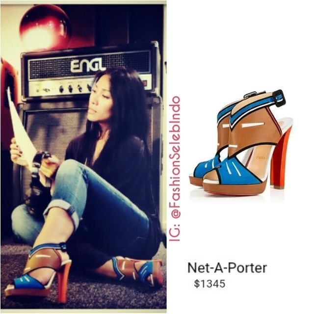 Anggun C Sasmi/instagram@@fashionselebritiindonesia