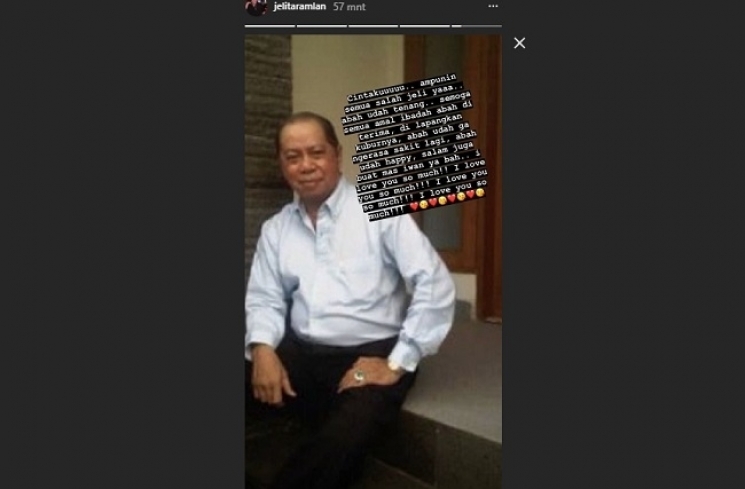 Momori kenangan bersama ayah Olla Ramlan