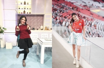 Dukung Via Vallen, Sandra Olga Pernah Dilecehkan Oknum Pesepakbola yang Sama?