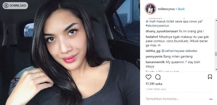 Millendaru/instagram@millencyrus