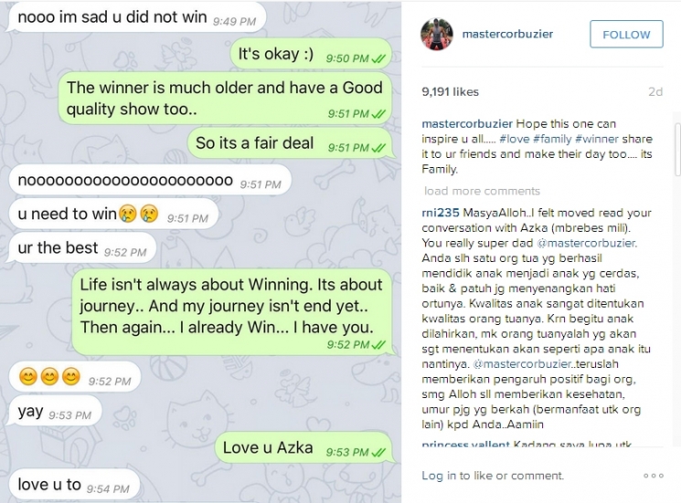 Chat Deddy Corbuzier dan Azka