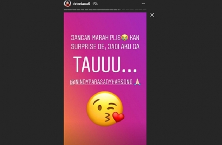 IG Story Ririn Ekawati