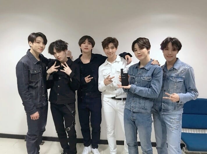 BTS at Inkigayo tanpa Jin