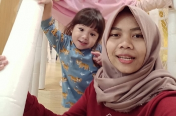 Duh Pinternya, Gempi Bantuin ART Nyuci Baju