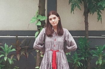 Fashion Monita Tahalea Ala Vintage dan Etnic
