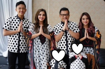 OOTD Selebriti Rayakan Lebaran, Kompak Banget