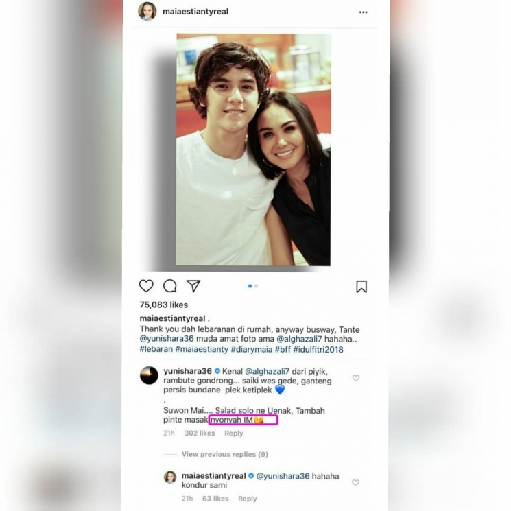 Postingan Maia Estianty