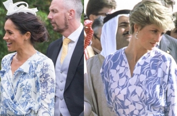 Ini Kerennya Meghan Markle saat Pakai Baju Kembaran Sama Putri Diana